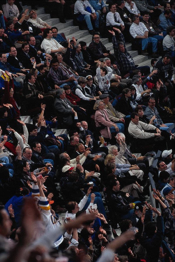 560085 Dancing In The Stands A4 Photo Print