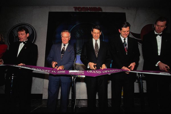 560098 Official Ribbon Cutting A4 Photo Print