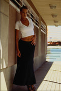 561001 Danielle Standing By The Waterfront Wearing A Low cut Top A4 Photo Print