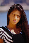 561008 Michelle, Beautiful Brunette In A Black Jumper, 3 4 Shot A4 Photo Print