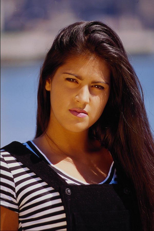 561008 Michelle, Beautiful Brunette In A Black Jumper, 3 4 Shot A4 Photo Print