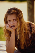 561012 Crystal Looking Bored, Avant garde Make up A4 Photo Print