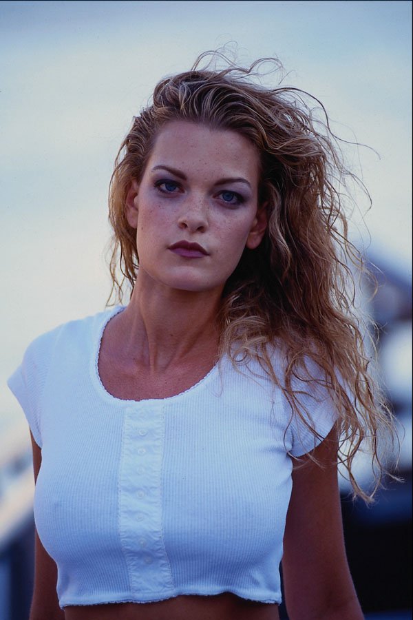 561021 Danielle In A Sheer White Top, 3 4 View A4 Photo Print