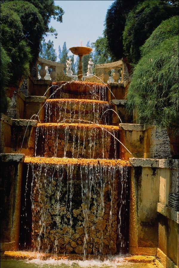 562004 Fountain At Viscaya A4 Photo Print