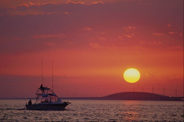 562007 Sunset In The Florida Keys A4 Photo Print