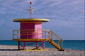 562010 Space age Lifeguard Pavilion, South Miami Beach A4 Photo Print