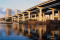 562012 Perfect Blend Of Highways And Canals, Downtown Miami A4 Photo Print