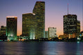 562022 Miami Skyline A4 Photo Print
