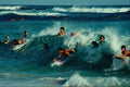 562025 Waverunners Rodeo, Florida Keys A4 Photo Print