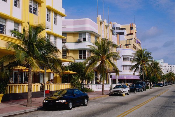 562034 Downtown South Beach A4 Photo Print