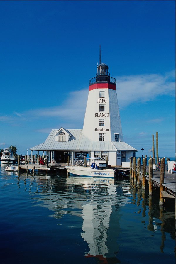 562039 Marathon Lighthouse, Florida Keys A4 Photo Print