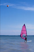 562058 Parasailing And Windsurfing A4 Photo Print