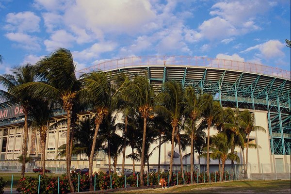 562094 Orange Bowl Stadium A4 Photo Print