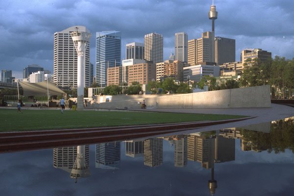 567000 Sydney Skyline From Darling Harbor, Australia A4 Photo Print