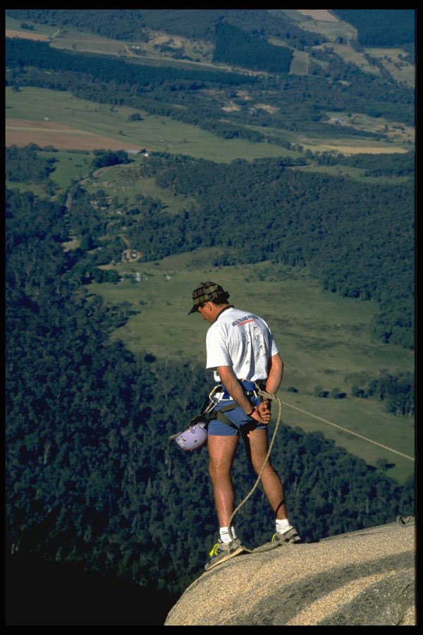 567018 Man On Mount Buffalo, Victoria, Australia A4 Photo Print