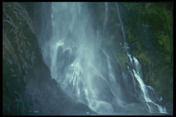 567030 Falls End, Milford Sound, New Zealand A4 Photo Print