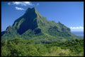 567035 Volcanic Hills, Moorea, Tahiti A4 Photo Print