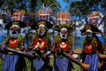 567075 Dancing Wigmen, Hagen Show, New Guinea A4 Photo Print