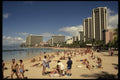 567077 Beach Scene, Gold Coast, Australia A4 Photo Print