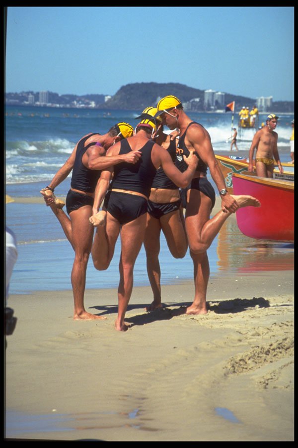 567082 Warm up, beach carnival, Australia A4 Photo Print