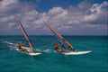 568014 Slalom Race Between A. Cochran And N. Lelievre, Aruba A4 Photo Print