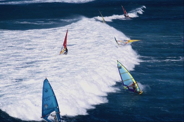 568031 Helicopter View Of Kanaha Beach Park And Its Waves A4 Photo Print