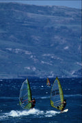 568032 Slalom Sailing, Kanaha Beach, Maui A4 Photo Print