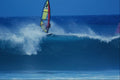 568036 Standing On The Lip Of The Wave, Hookipa With Teritehau A4 Photo Print