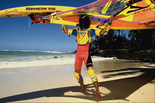 568039 The Wave Warrior, Chris Lassen A4 Photo Print