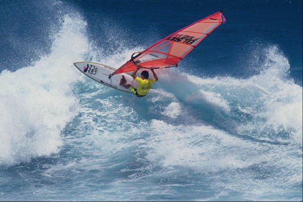 568081 Surfing The Wave, Hookipa, Mark Angulo A4 Photo Print