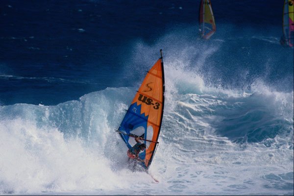 568095 In The White Wave, Hookipa, Mike Waltze A4 Photo Print