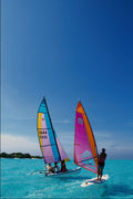 568097 Windsurfing And Catamaran In The Maldives Islands A4 Photo Print