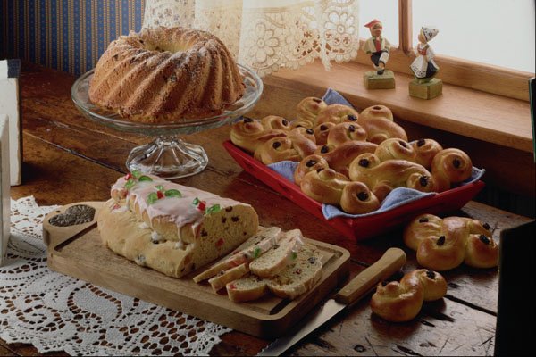 569001 Holiday Pastries A4 Photo Print