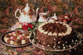 569007 Heart Chocolate Cake A4 Photo Print