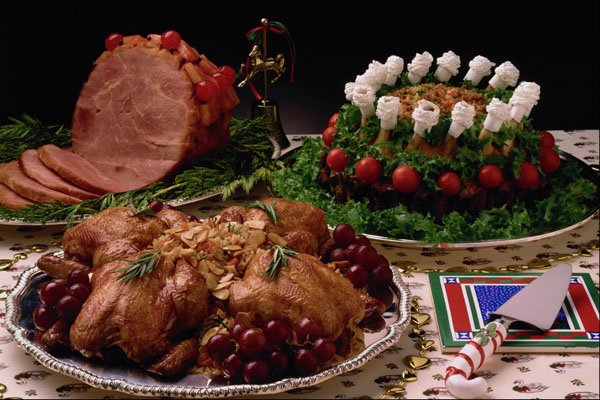 569013 Ham, Rib Roast And Chicken A4 Photo Print