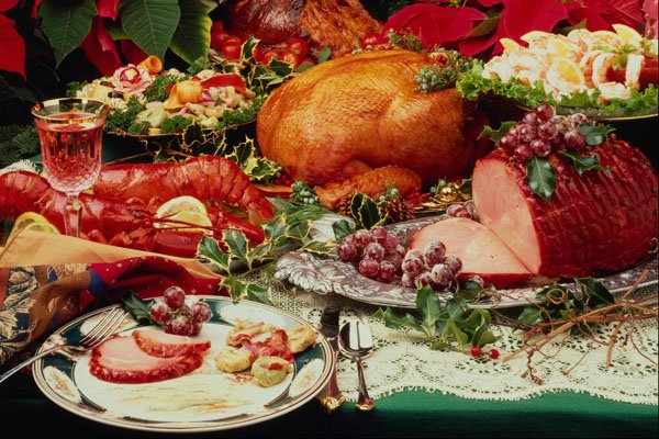 569021 Holiday Meats A4 Photo Print