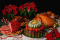 569022 Ham, Roast And Turkey A4 Photo Print