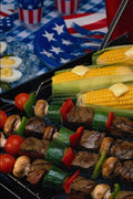 569030 Kabobs And Corn A4 Photo Print