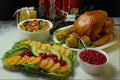 569048 Whole Turkey, Orange Slice Salad A4 Photo Print