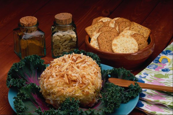 569053 Cheeseball And Crackers A4 Photo Print