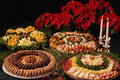 569058 Holiday Party Trays A4 Photo Print