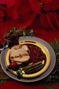 569064 Pork Slices, Cranberries And Asparagus A4 Photo Print