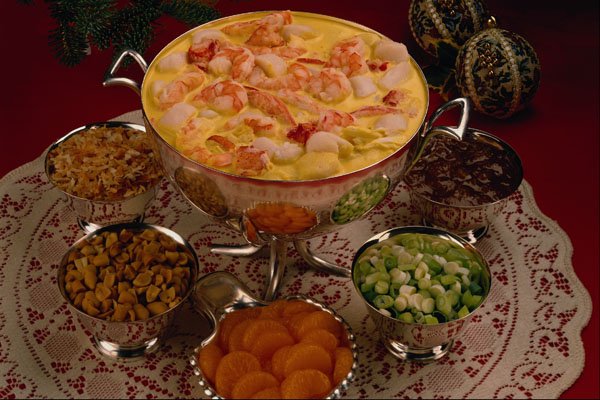 569069 Boiled Shrimp In Cream Sauce A4 Photo Print