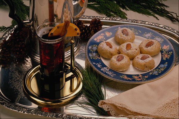 569070 Powdered Cookies With Coffee Drink A4 Photo Print