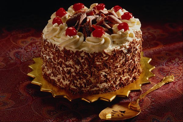 569082 Black Forest Cherry Cake A4 Photo Print