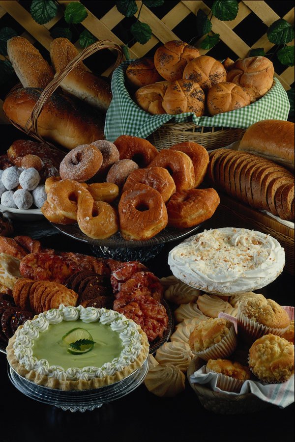 569083 Donuts, Cookies And Muffins A4 Photo Print