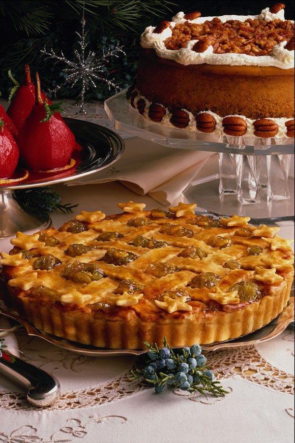 569085 Apple Raisin Tart A4 Photo Print