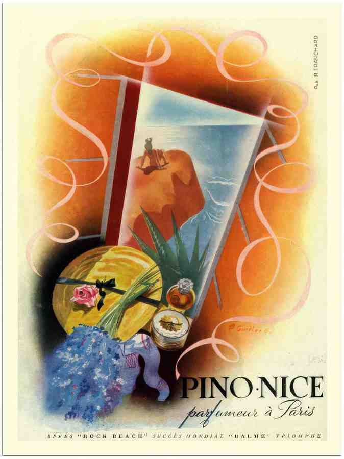 57 pino nice vintage perfume advert 2 Vintage Advert A4 Photo Print