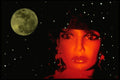 570004 Woman's Face And Moon A4 Photo Print