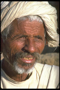 570031 Old Villager, Kishangarh, India A4 Photo Print